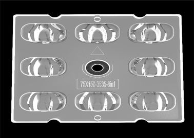 Asymmetrische Multi LEIDENE van CREE XTE Lens 8 in 1 Reflectoruitrustingen voor het LEIDENE Licht van Sreet